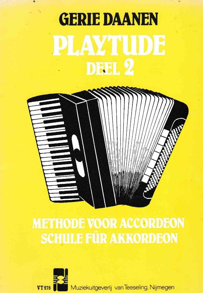 PlaytudeDeel 2 Accordeon  (935 ), Gebruikt, Ophalen of Verzenden, Artiest of Componist, Populair