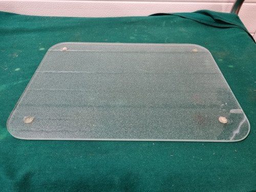 snijplaat van glas groot, Ophalen of Verzenden, 'T Olde Gre-j, Info@toldegrej.nl, Endepoelstraat 20f Didam