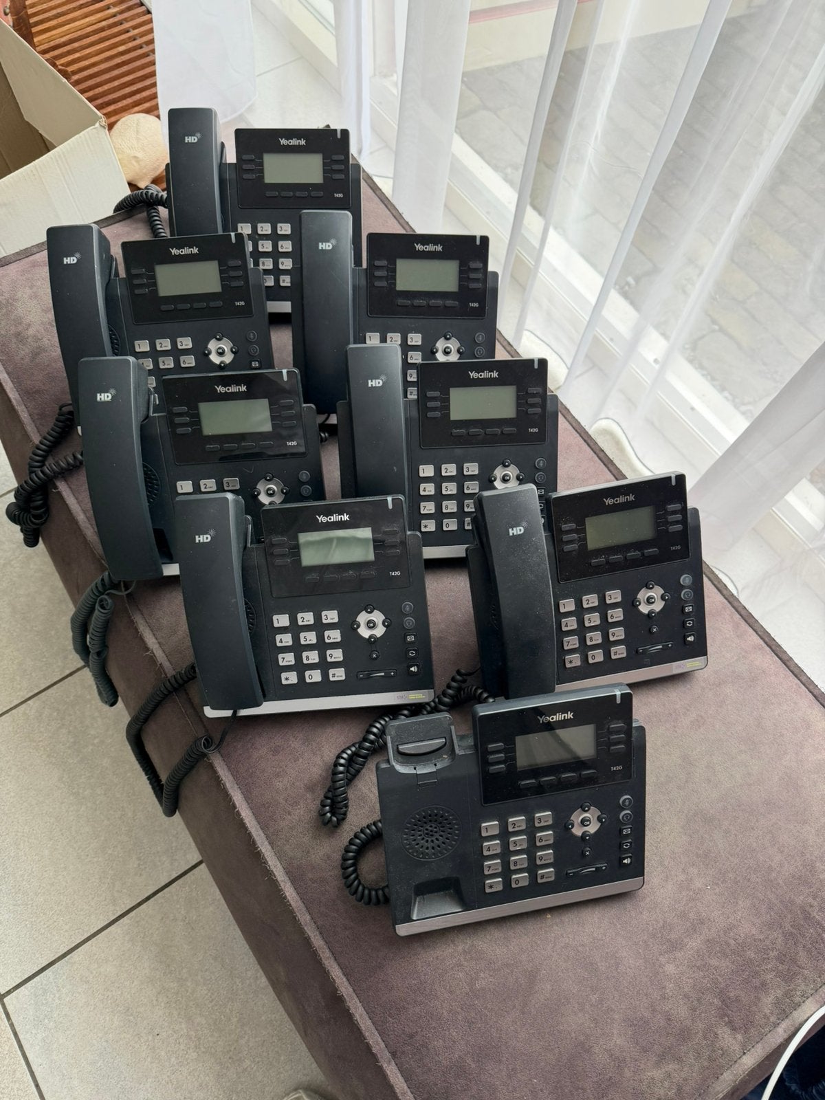 8 x Yealink T42G, Ophalen, Zo goed als nieuw