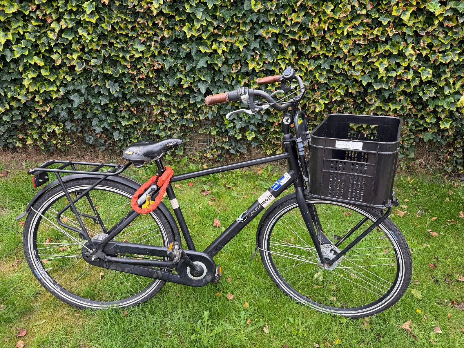 Sparta Mojo transportfiets - Zwart met mand en bagagedrager, Ophalen, Gebruikt, Sparta, Versnellingen