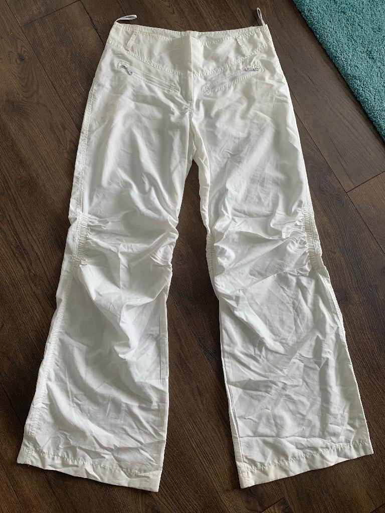SOL witte wijde pijpen parachute broek zomer broek maat 40, Maat 38/40 (M), Wit, Nieuw, Ophalen of Verzenden