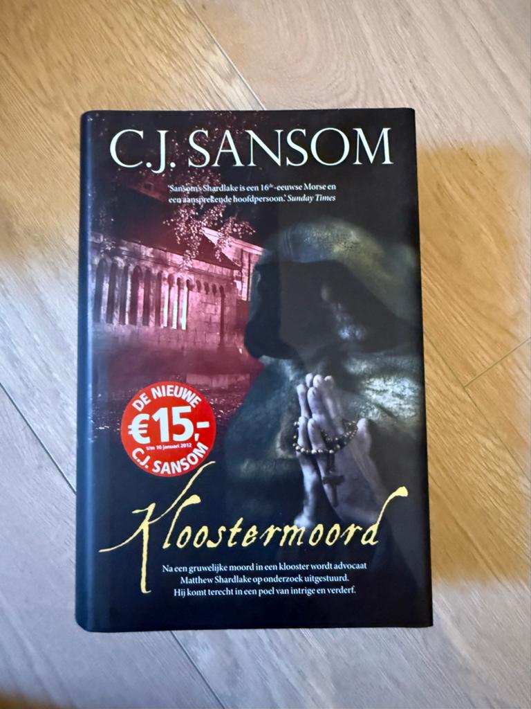 Kloostermoord - C.J. Sansom (Thriller), Boeken, Ophalen of Verzenden, Gelezen, Europa overig