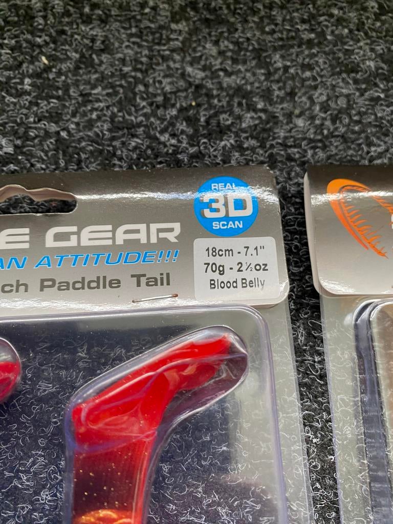 Savage Gear Paddle tail roach shads 18cm 70gr, D, Overige typen, Nieuw, Ophalen of Verzenden