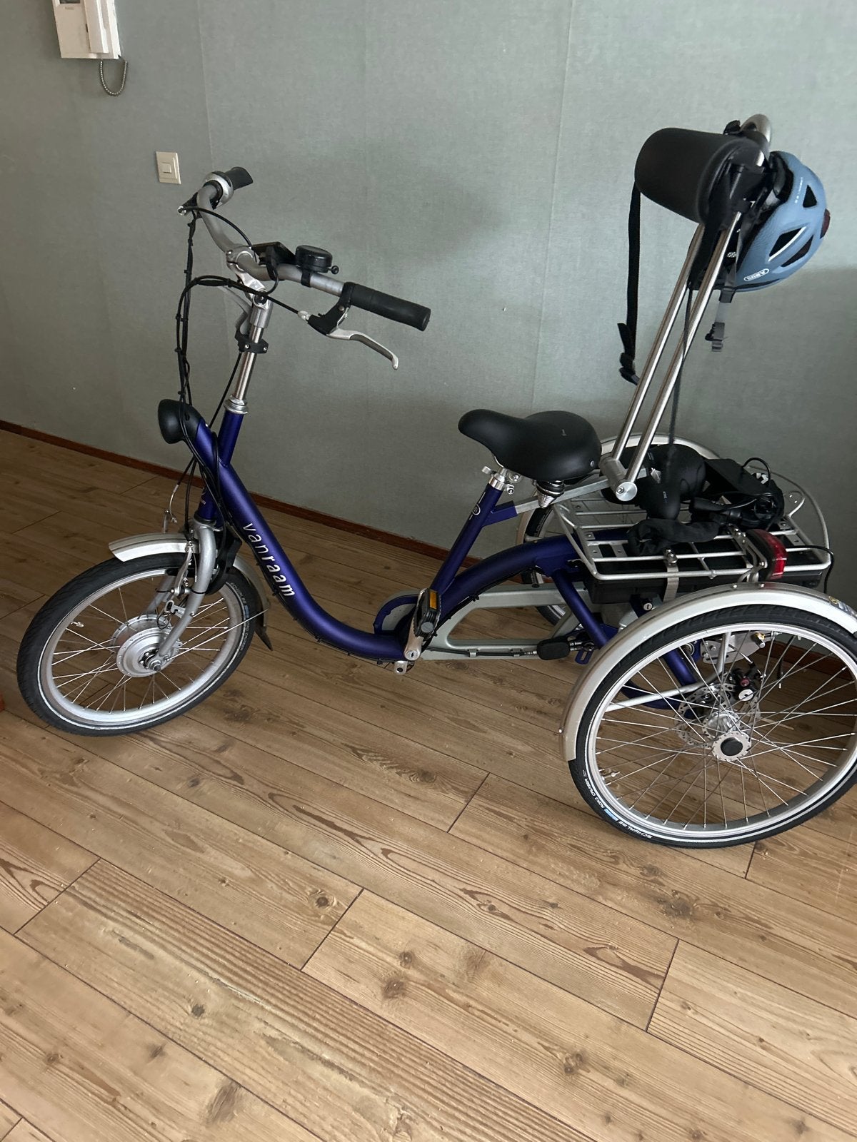 Van Raam Easy Rider driewielerfiets met elektrische onderste, Ophalen, Gebruikt, Schijfrem