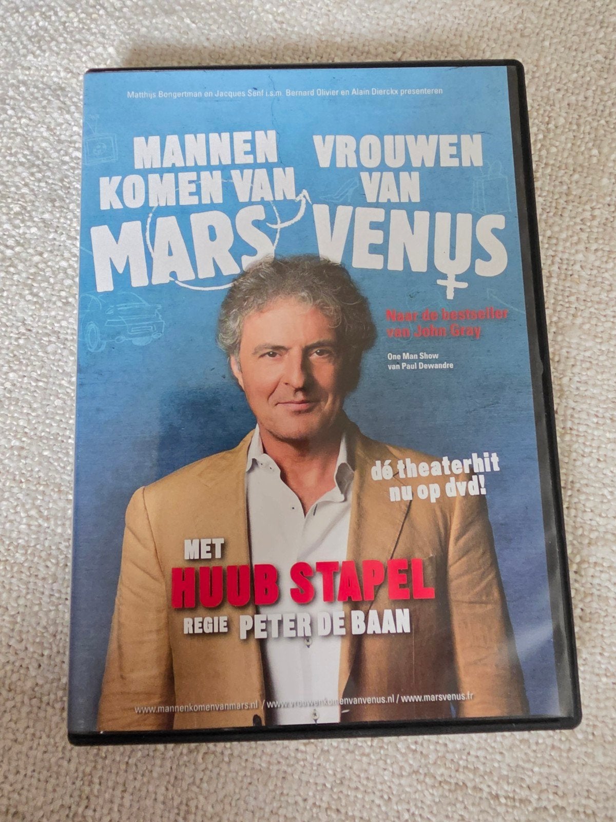 Mannen komen van mars vrouwen komen van venus dvd, Cd's en Dvd's, Alle leeftijden, Ophalen of Verzenden, Gebruikt, Stand-up of Theatershow