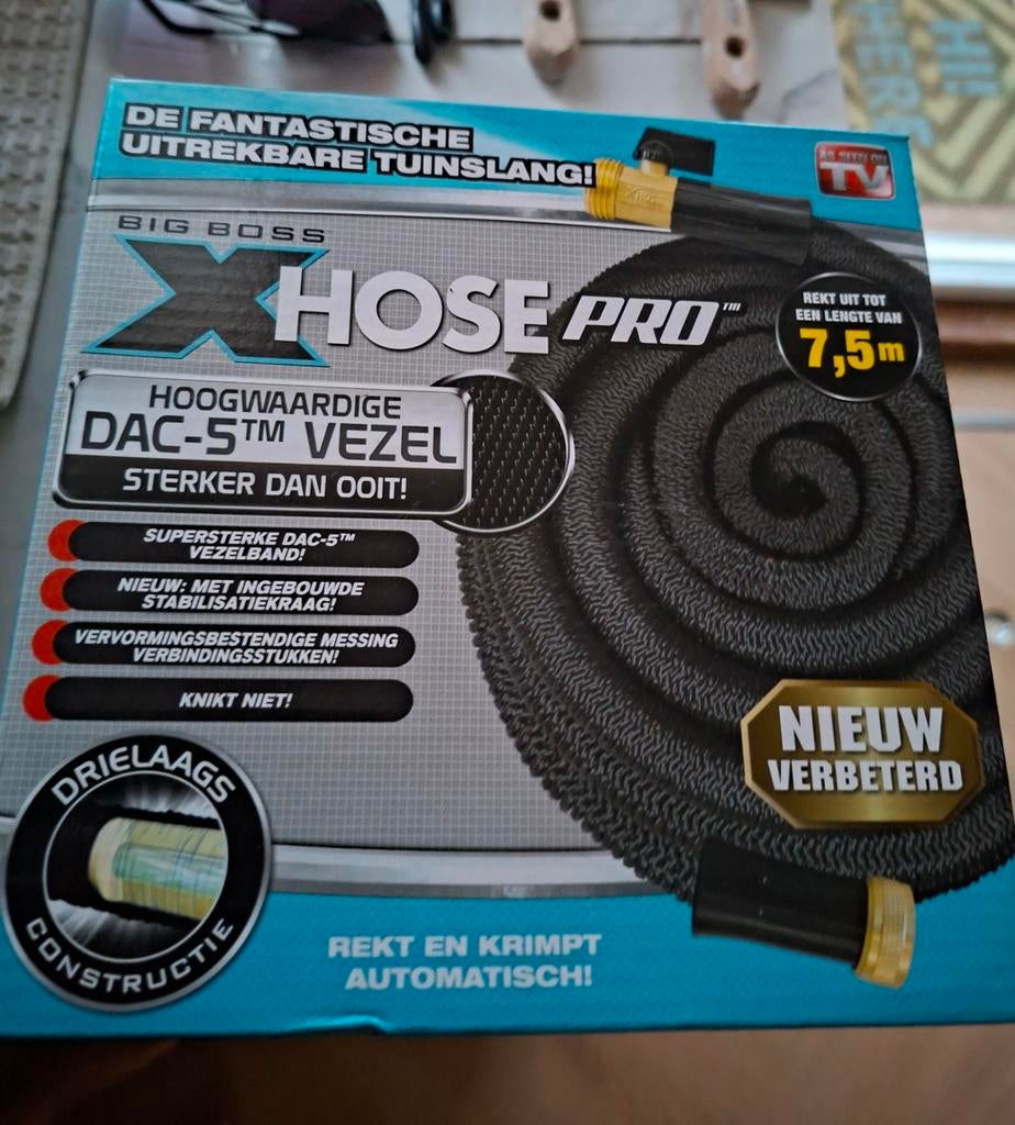 Big Boss X-Hose Pro tuinslang 7,5m, Ophalen of Verzenden