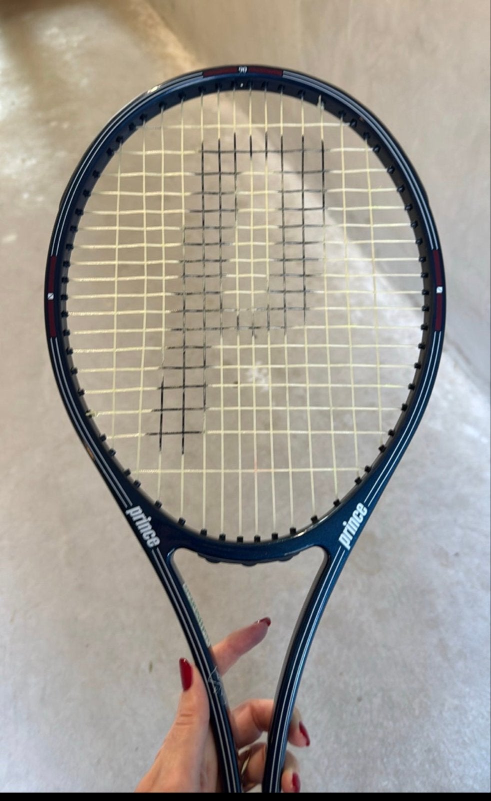 Prince Tournament 90 Tennisracket met hoes en tas, Ophalen of Verzenden, Gebruikt, Racket, Prince