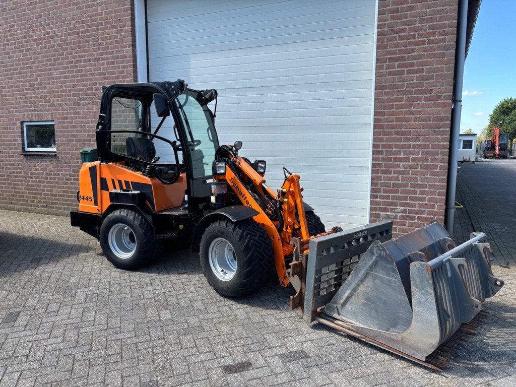 Schäffer 2445 Kniklader shovel Compleet! 1230 Hours!, Wiellader of Shovel
