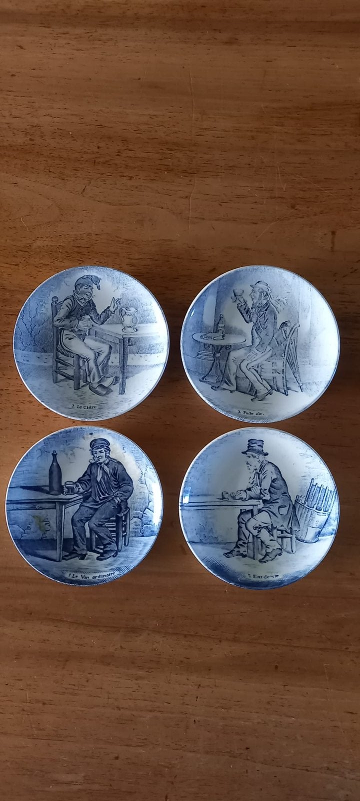 Delfts blauwe bordjes Boch, Antiek en Kunst, Ophalen