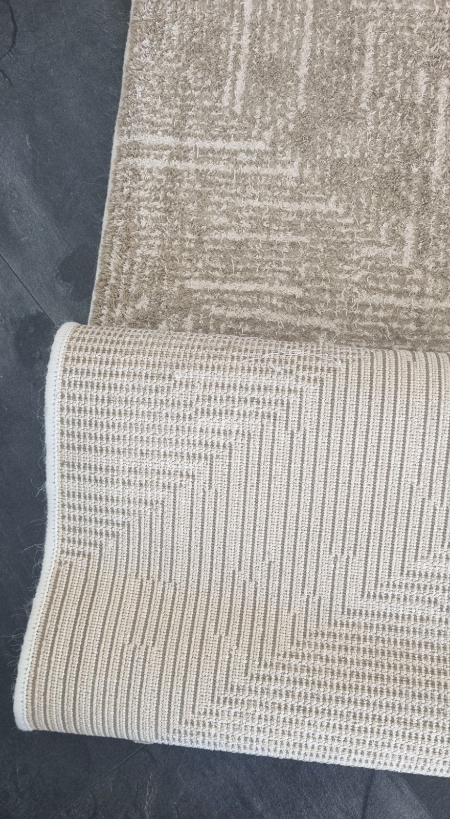 vloerkleed, Ophalen, Beige, Rechthoekig