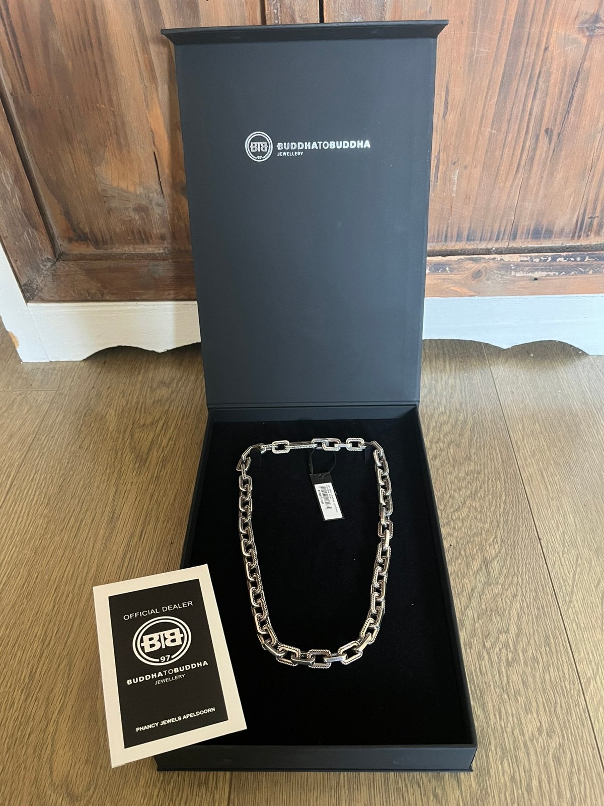 Buddha To Buddha Barbara Link Small ketting 🤩 NIEUW, Ophalen of Verzenden, Nieuw, Zilver, Zilver