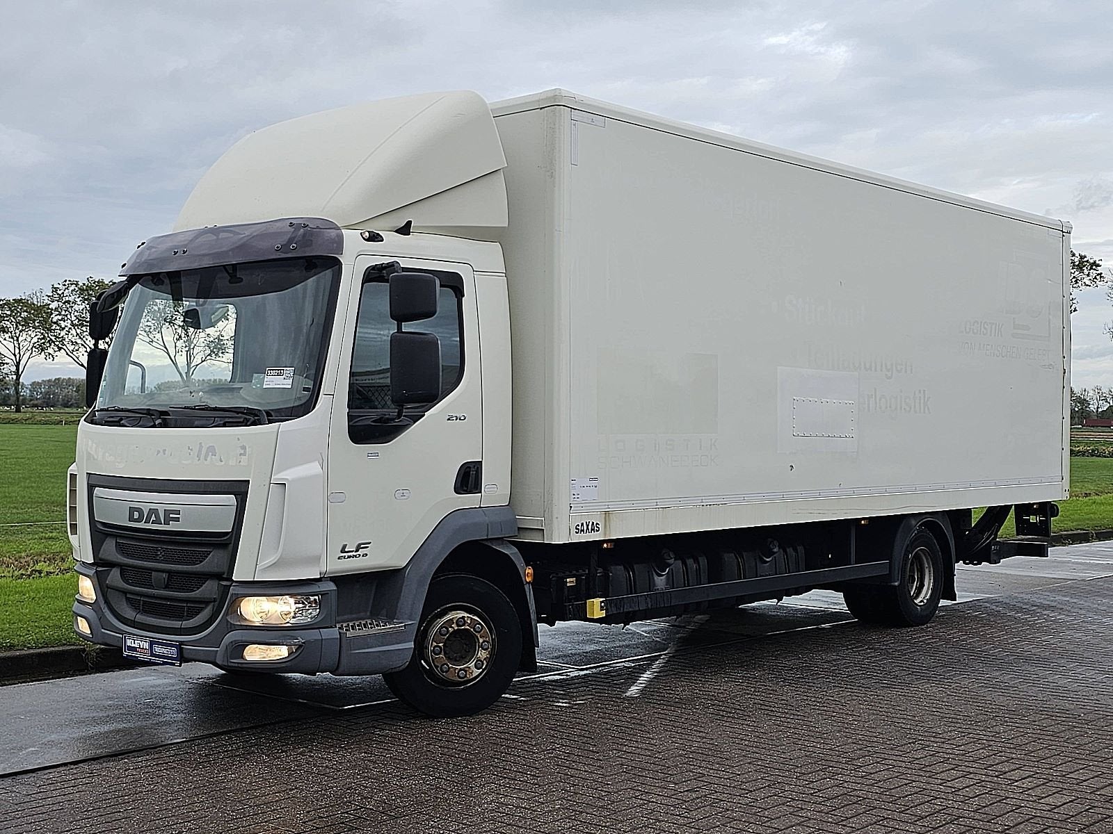 DAF LF 210 12t, Automaat, Euro 6, Wit, Bedrijf