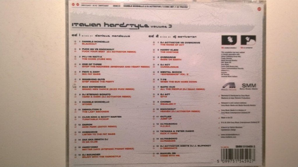 Daniele Mondello & Dj Activator - Italian Hardstyle Volume 3, Ophalen of Verzenden, Zo goed als nieuw, Dance, Album