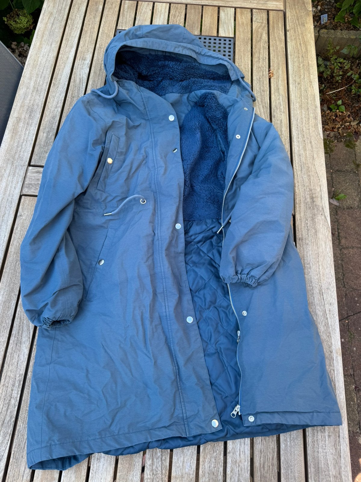 Danefae Winter Parka, Ophalen, Gedragen, Maat 42/44 (L), Blauw