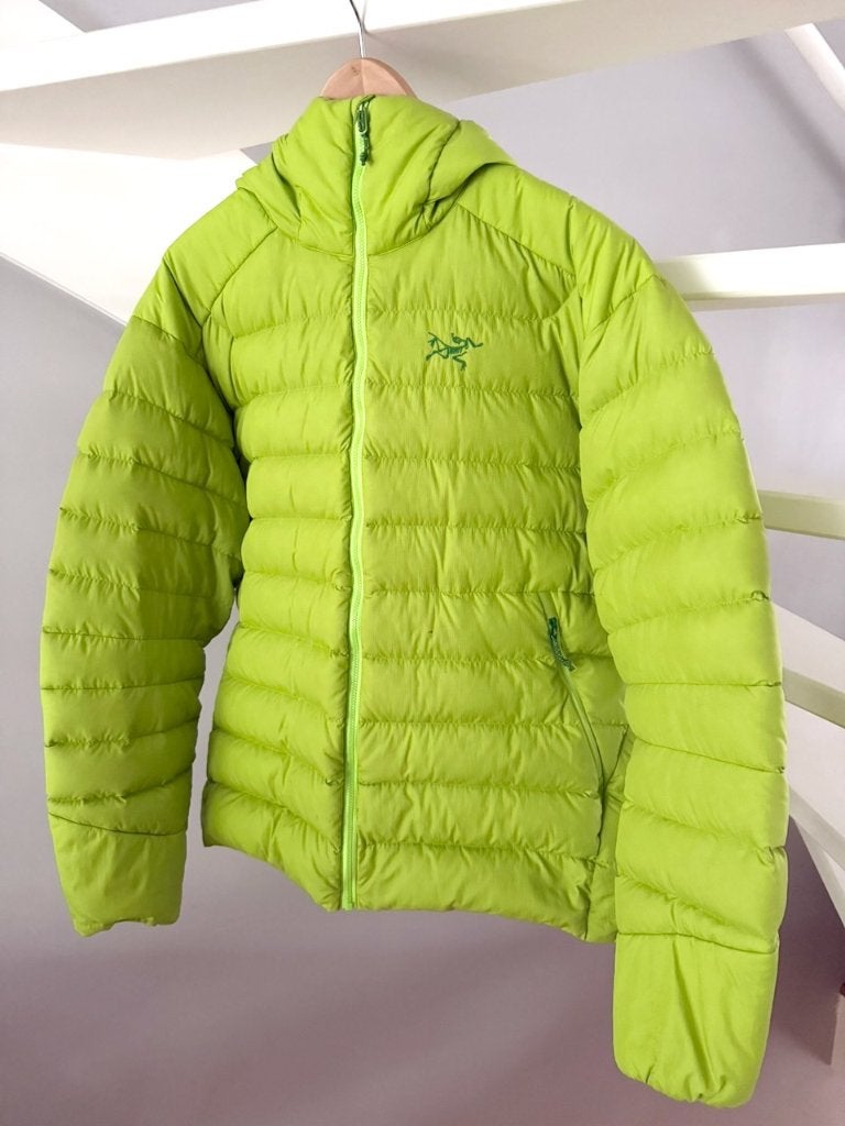 Prachtige Arc' teryx Cerium dons winterjas (hoody) mt.L, Ophalen of Verzenden, Zo goed als nieuw, Maat 52/54 (L), Groen