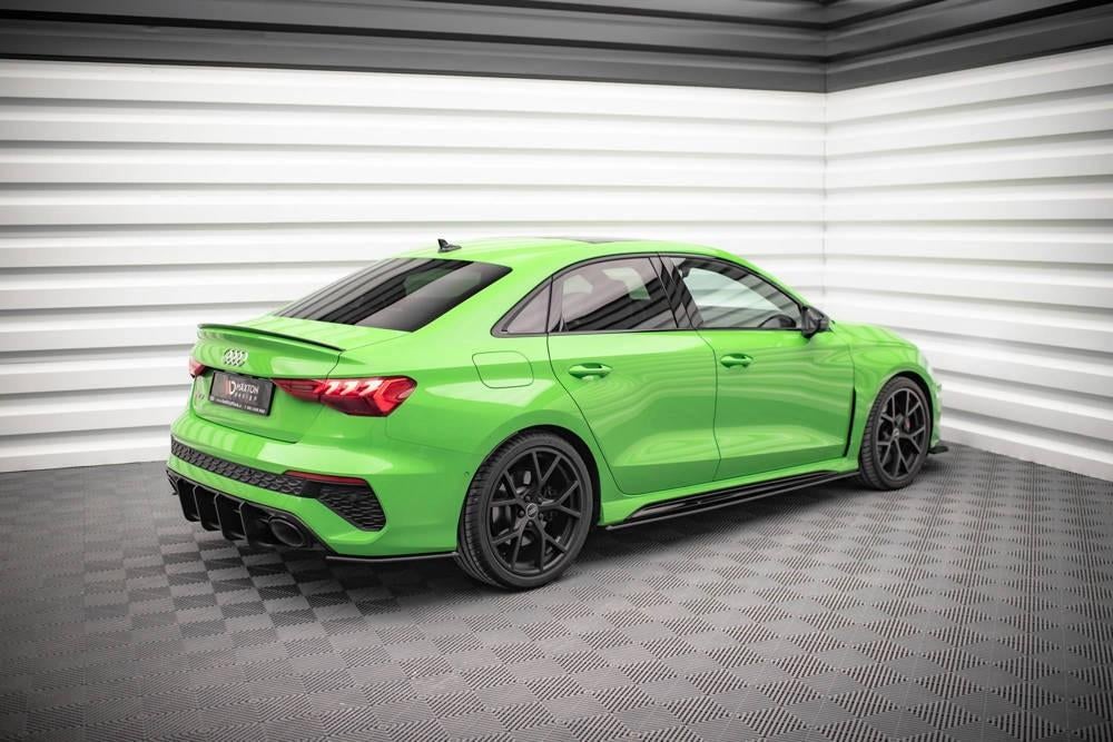Race Voorlip sideskirt diffuser - Audi RS3 Sedan 8Y 20+, Ophalen of Verzenden
