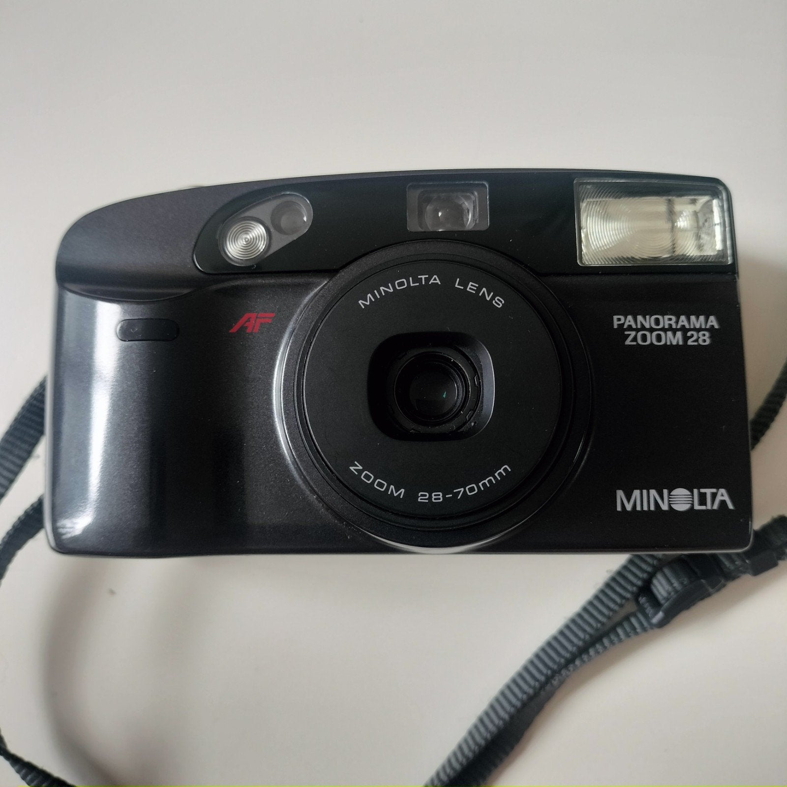 Minolta Panorama zoom 28  lens 28-70mm, Ophalen of Verzenden, Zo goed als nieuw, Compact, Minolta