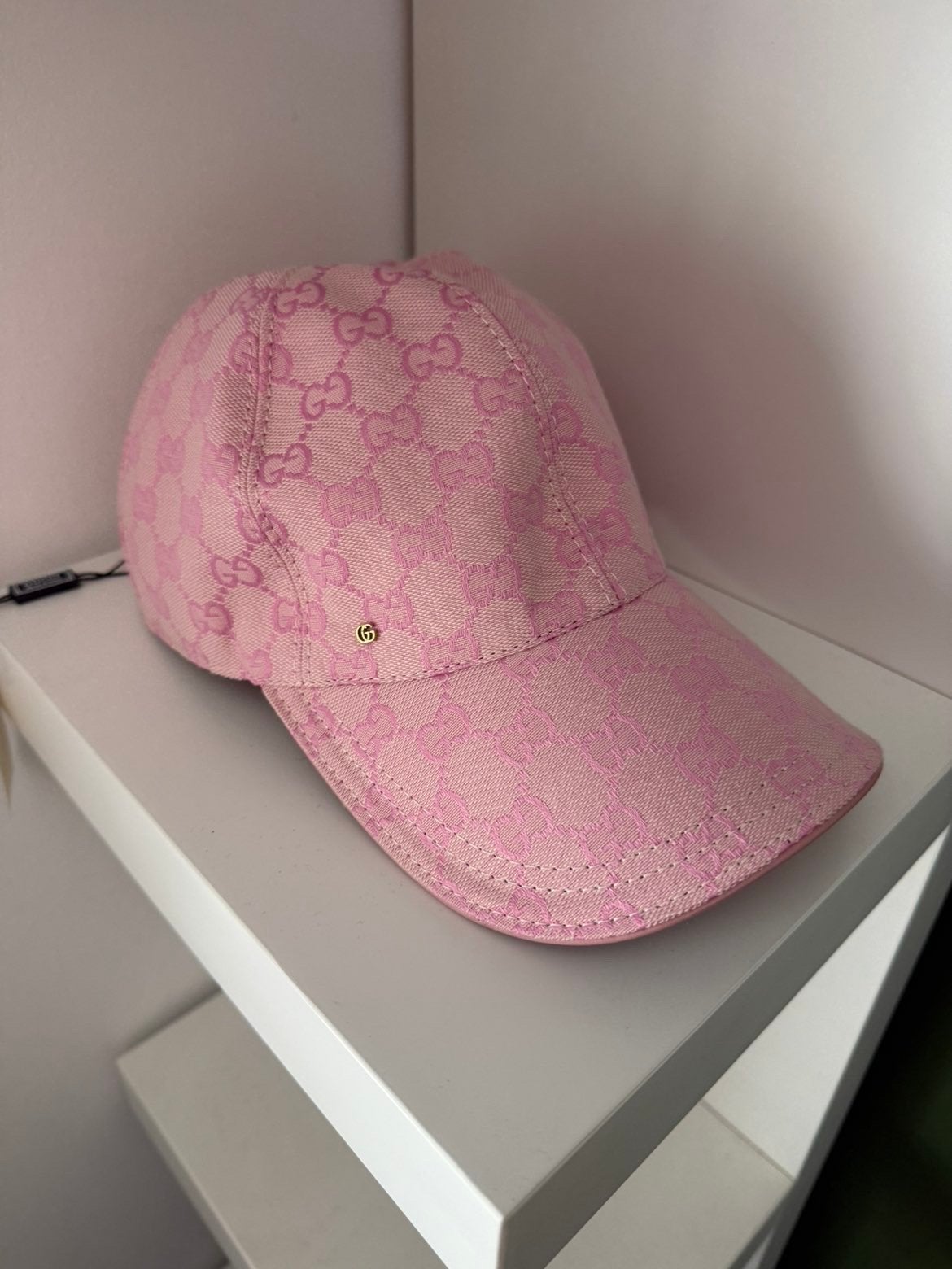 Gucci Roze Pet met GG-patroon, Ophalen of Verzenden, Nieuw, One size fits all, Pet