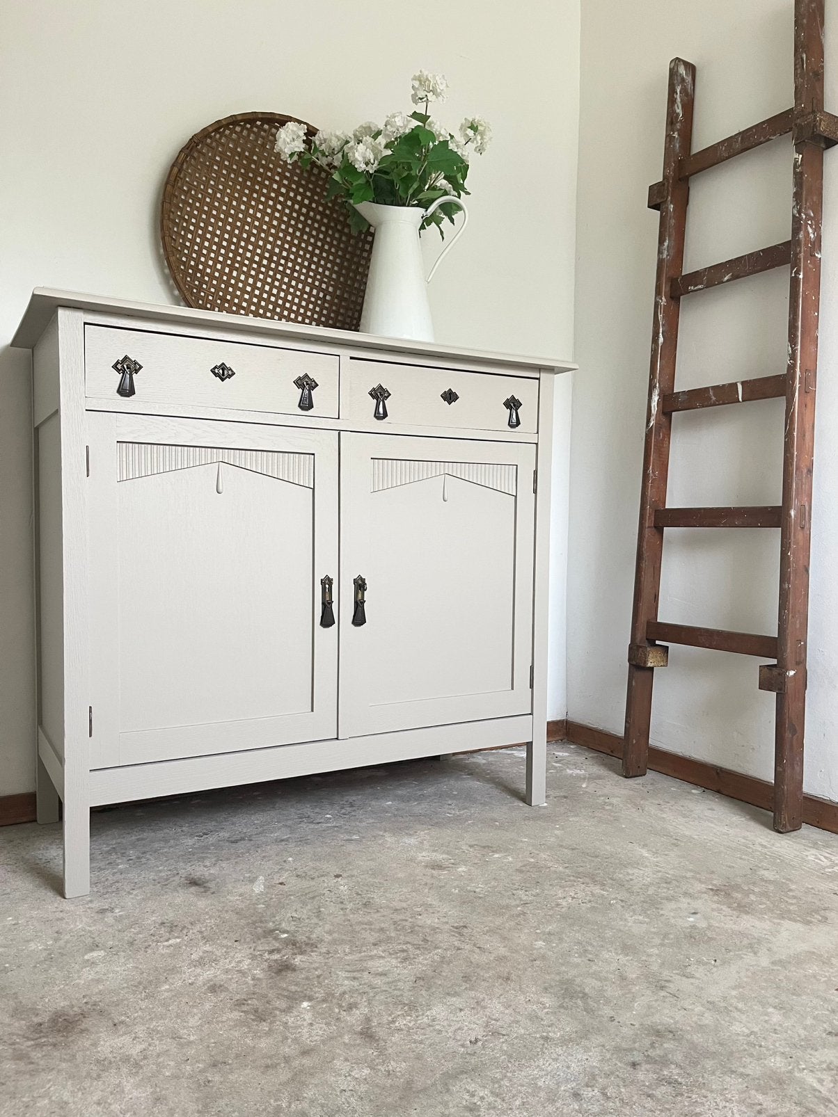 Vintage eiken kastje , dressoir, commode, art deco, Ophalen, Gebruikt, Nvt, Nvt