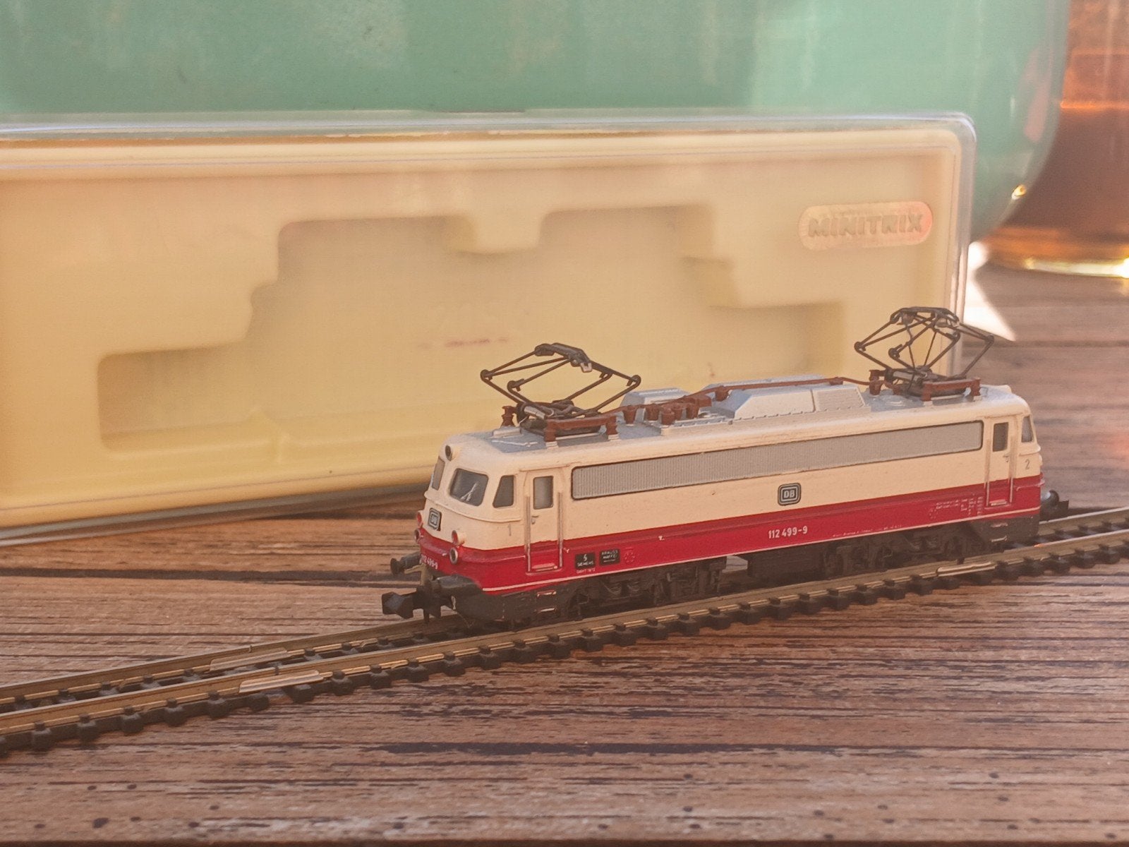 Super nette minitrix E.M.S br112. Met ovp en boekjes!, Trix, Ophalen of Verzenden, Zo goed als nieuw, Gelijkstroom