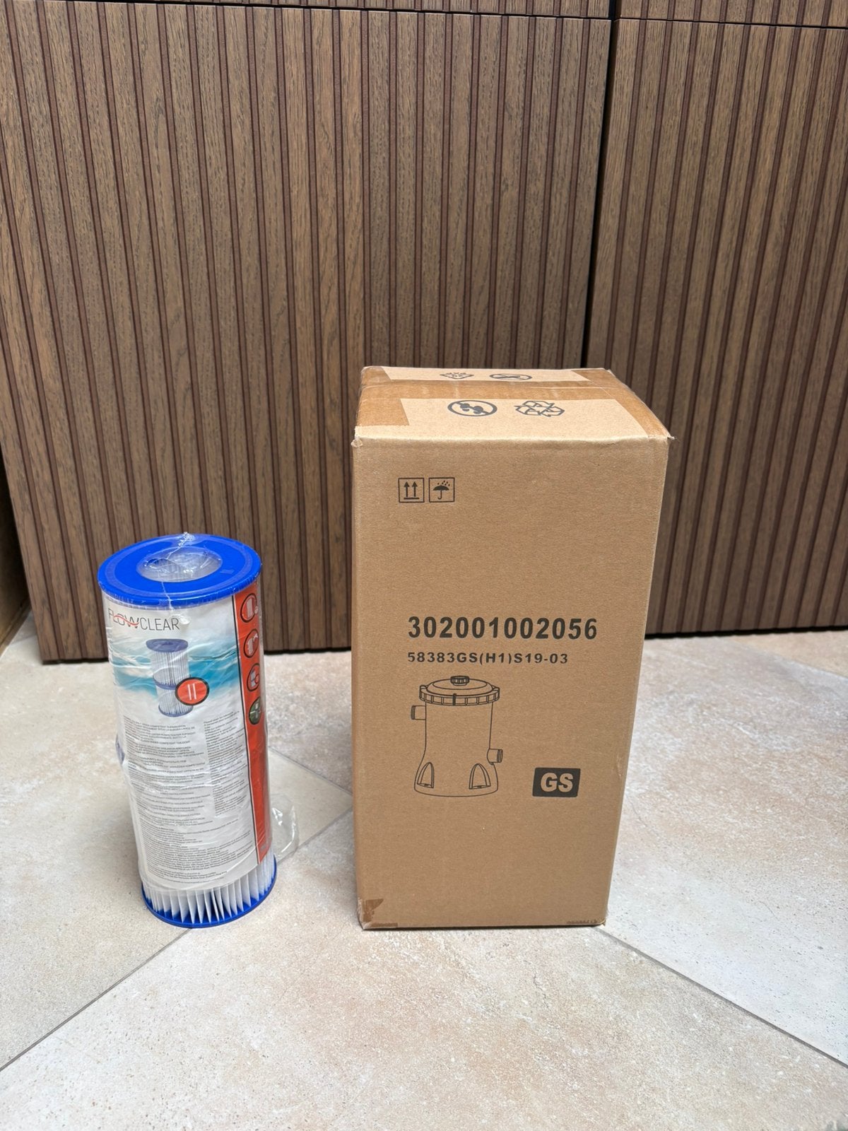 Bestway Flowclear filterpomp 2006 / 1817 l/u, Ophalen, Zo goed als nieuw, Filter