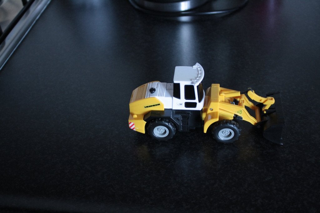 Miniatuur Lieb herr shovel en kraan, Gebruikt, Onderdelen, Handmatig, Ophalen