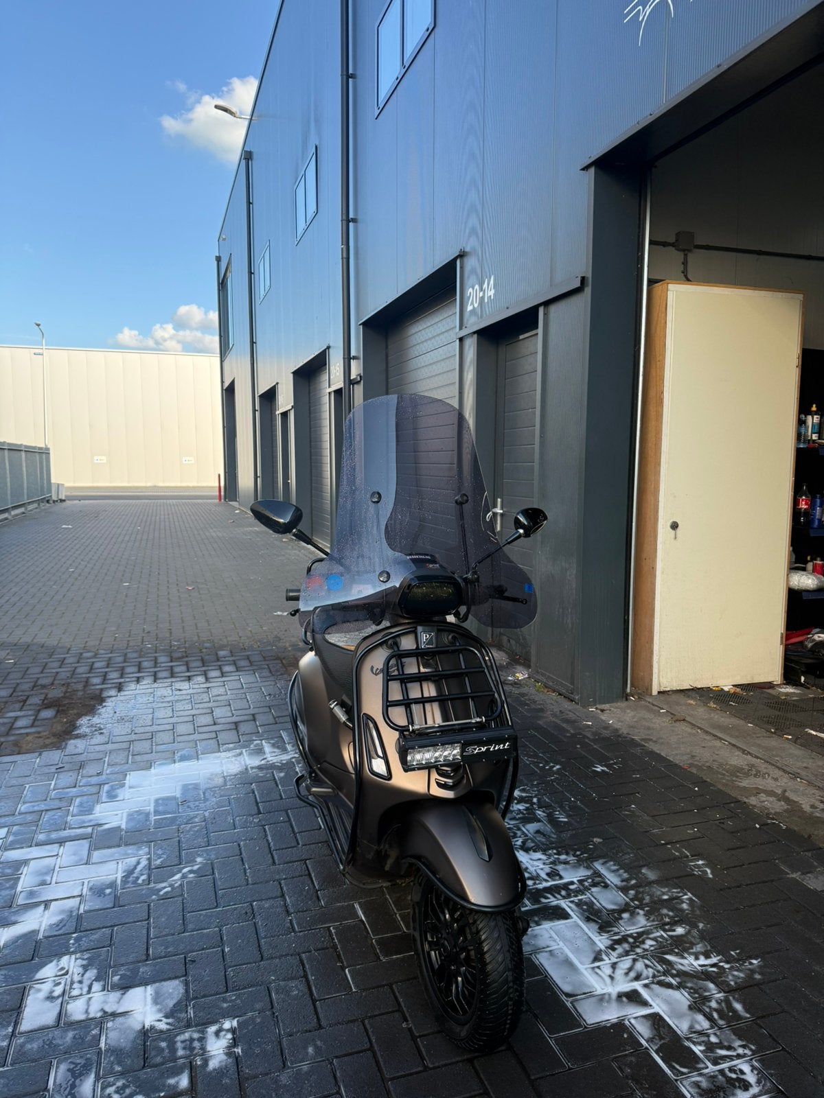 Vespa sprint 2017 CUSTOM met Alarmsysteem, Ophalen, Gebruikt, Maximaal 45 km/u, 50 cc