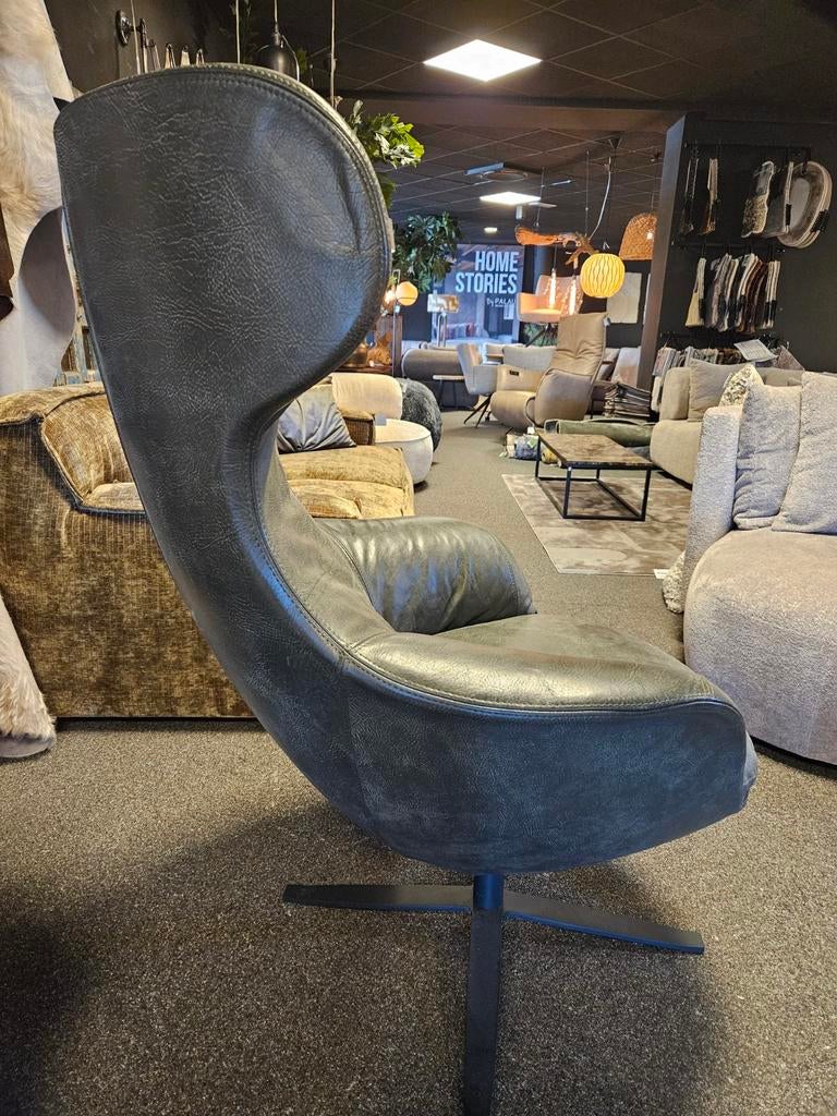 Draai fauteuil Peaches het-anker africa leder, Huis en Inrichting, Fauteuils, Nieuw, Ophalen of Verzenden, 50 tot 75 cm, Leer