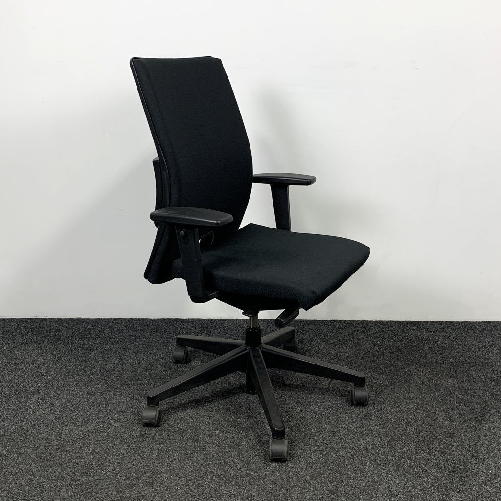 Refurbished Comforto D39 Bureaustoel - Zwart 24542, Ophalen, Gebruikt, Zwart