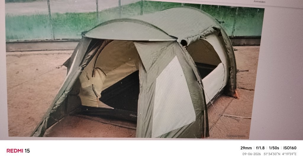trekkers tent Vaude Ferret 1, Caravans en Kamperen, Tenten, Ophalen of Verzenden, Zo goed als nieuw, Tot en met 2