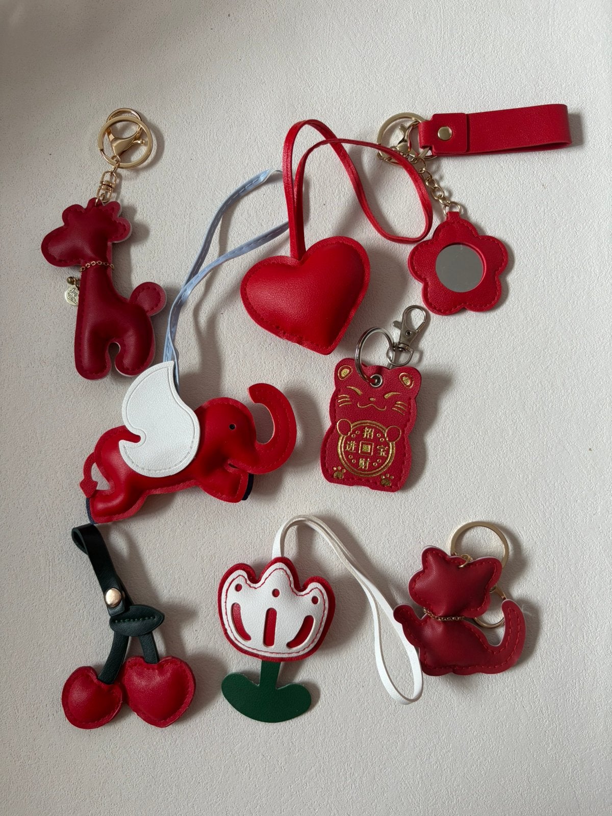 8 Leuke Sleutelhangers / Tasbedels - Diverse Figuren, Verzenden, Nieuw, Overige typen
