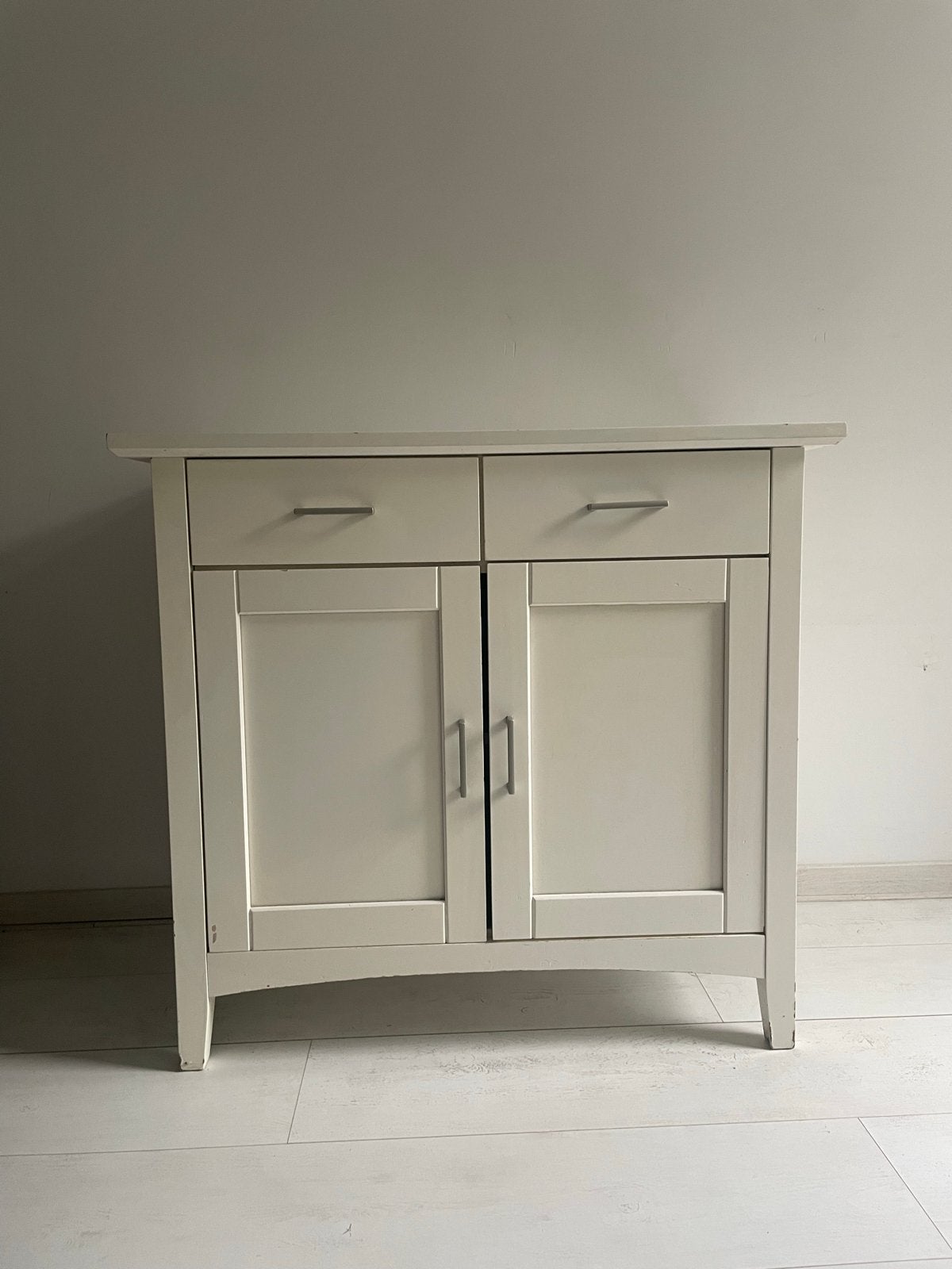 Wit dressoir, Gebruikt, 25 tot 50 cm, Overige houtsoorten, 50 tot 100 cm