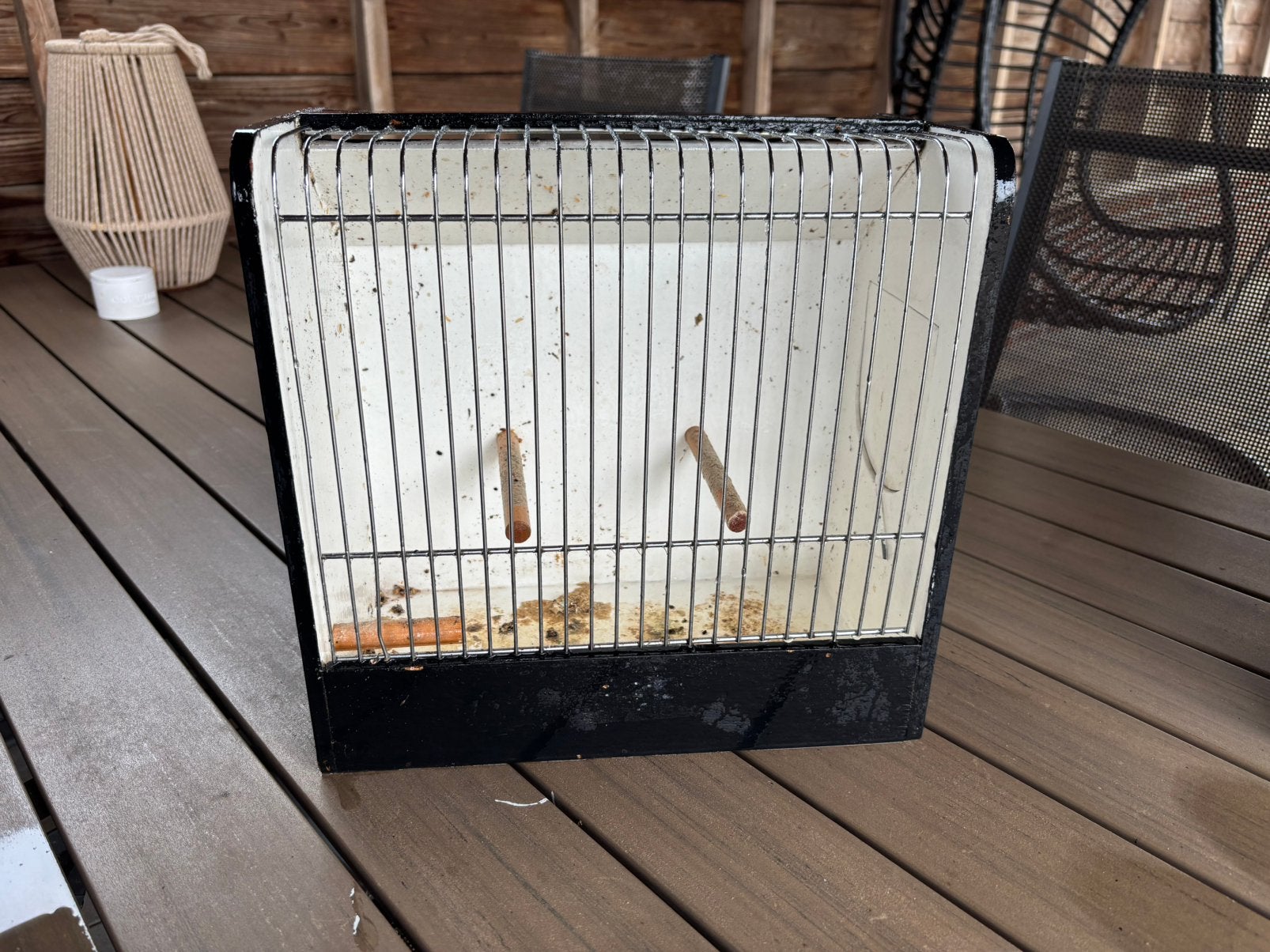 Tt kooi vogels, Dieren en Toebehoren, Vogels | Hokken en Kooien, Ophalen, Gebruikt, Hout, Overige typen
