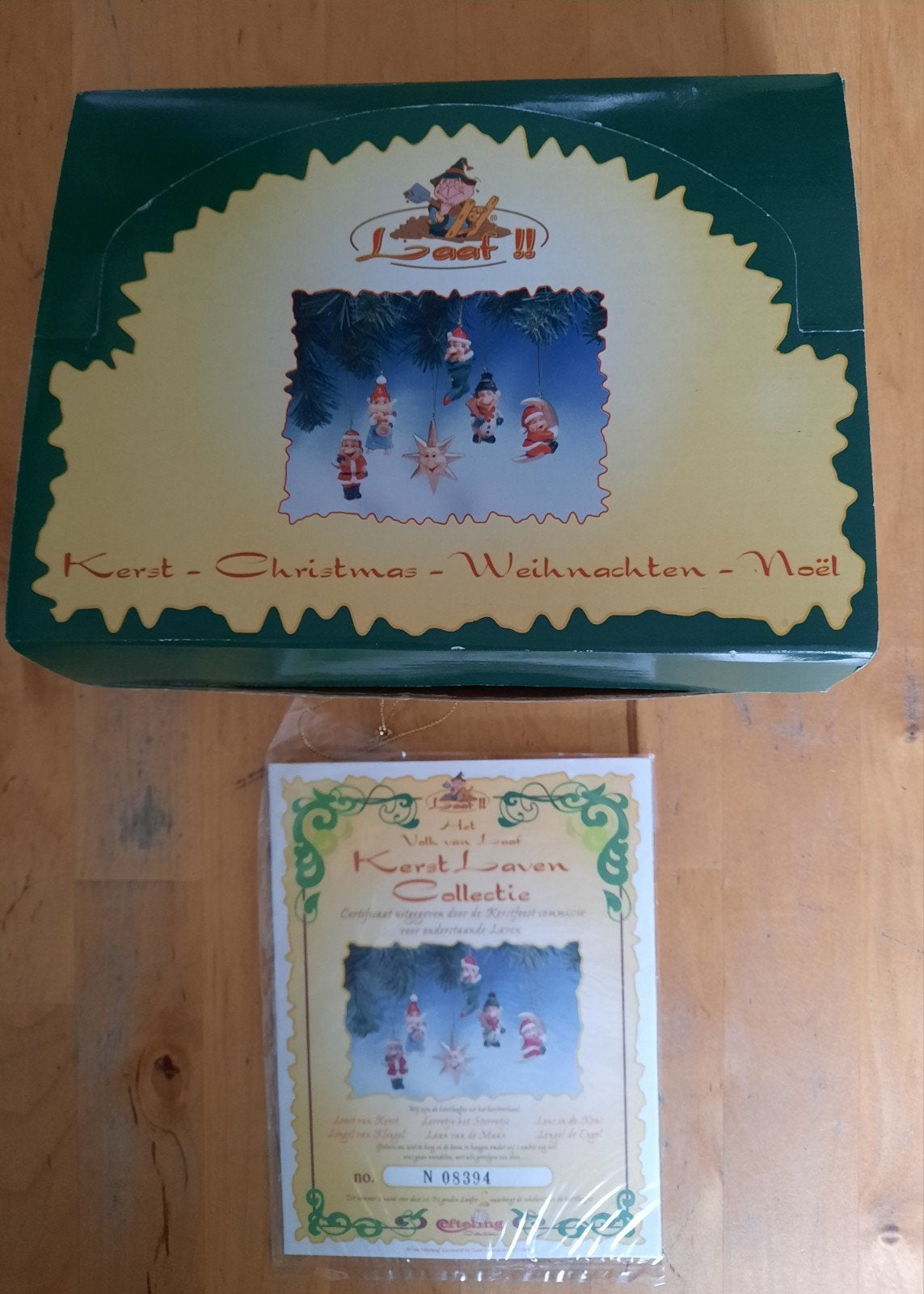 Efteling Kerst Laven Collectie - 6 Beeldjes, Ophalen of Verzenden, Nieuw, Beeldje of Poppetje