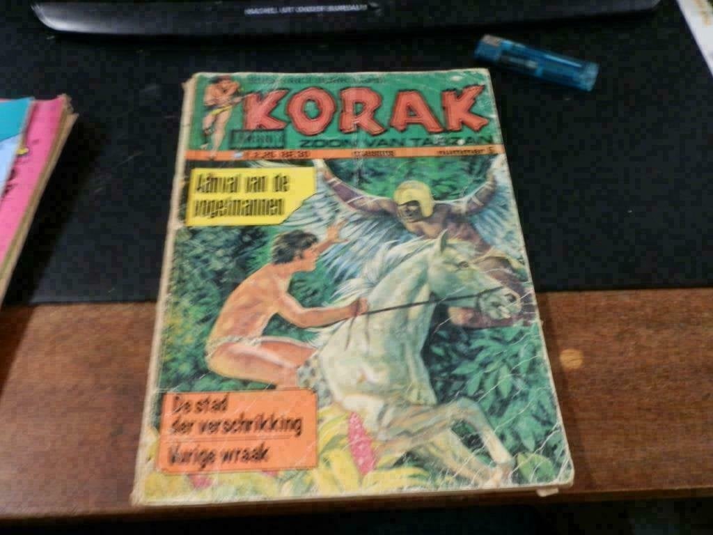 Korak zoon van Tarzan nr 5 strip Pandjeshuis Harlingen, Boeken, Eén stripboek, Ophalen of Verzenden, Gelezen