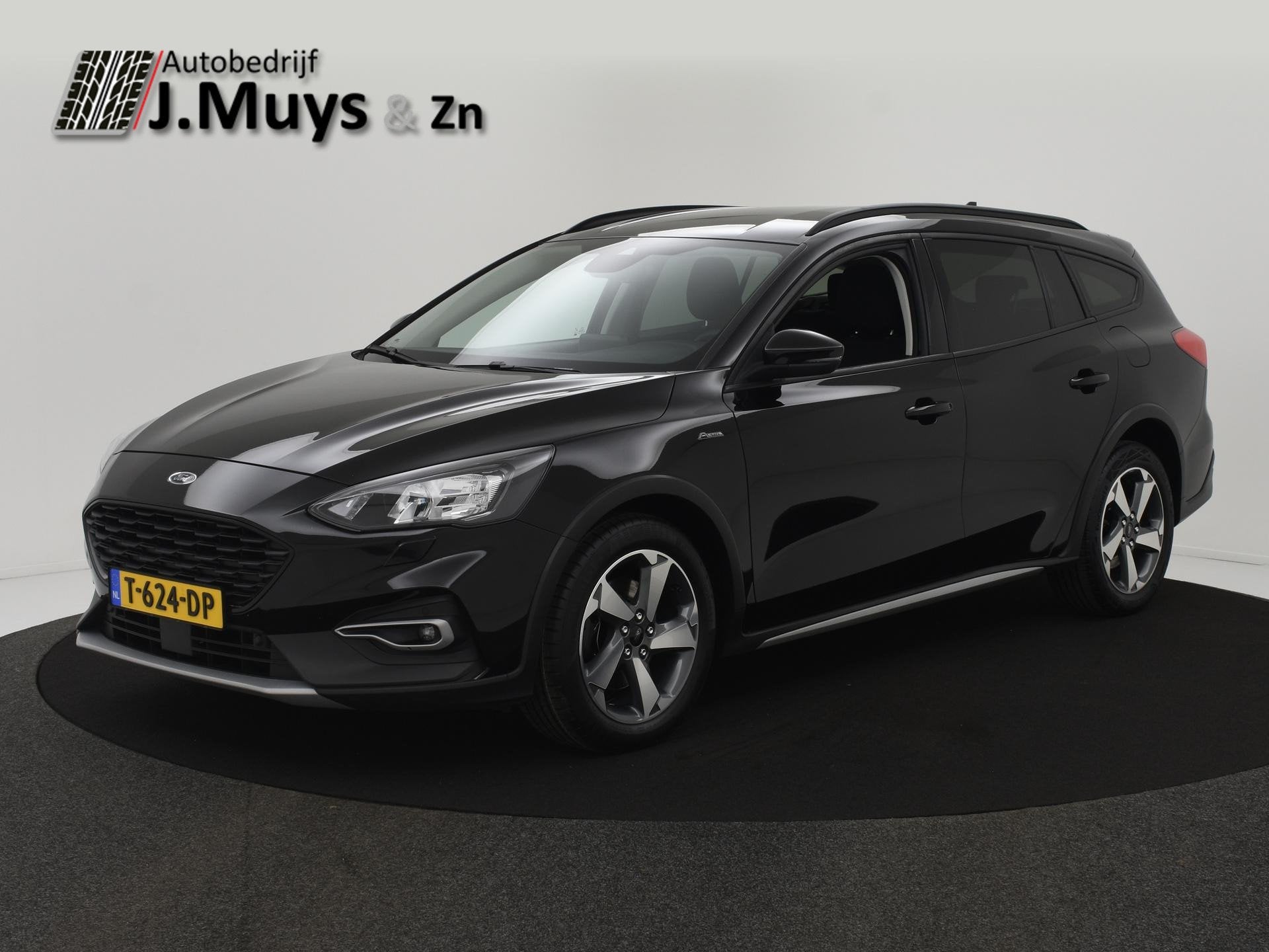 Ford Focus Wagon 1.0 EcoBoost 125PK Active Business NAVI|LED, Gebruikt, Zwart, 999 cc, Lichtsensor