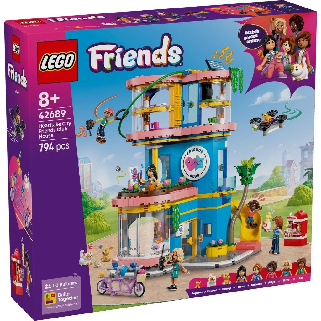 Lego Friends 42689 Heartlake City clubhuis NIEUW in Doos, Lego, Nieuw, Ophalen of Verzenden, Complete set