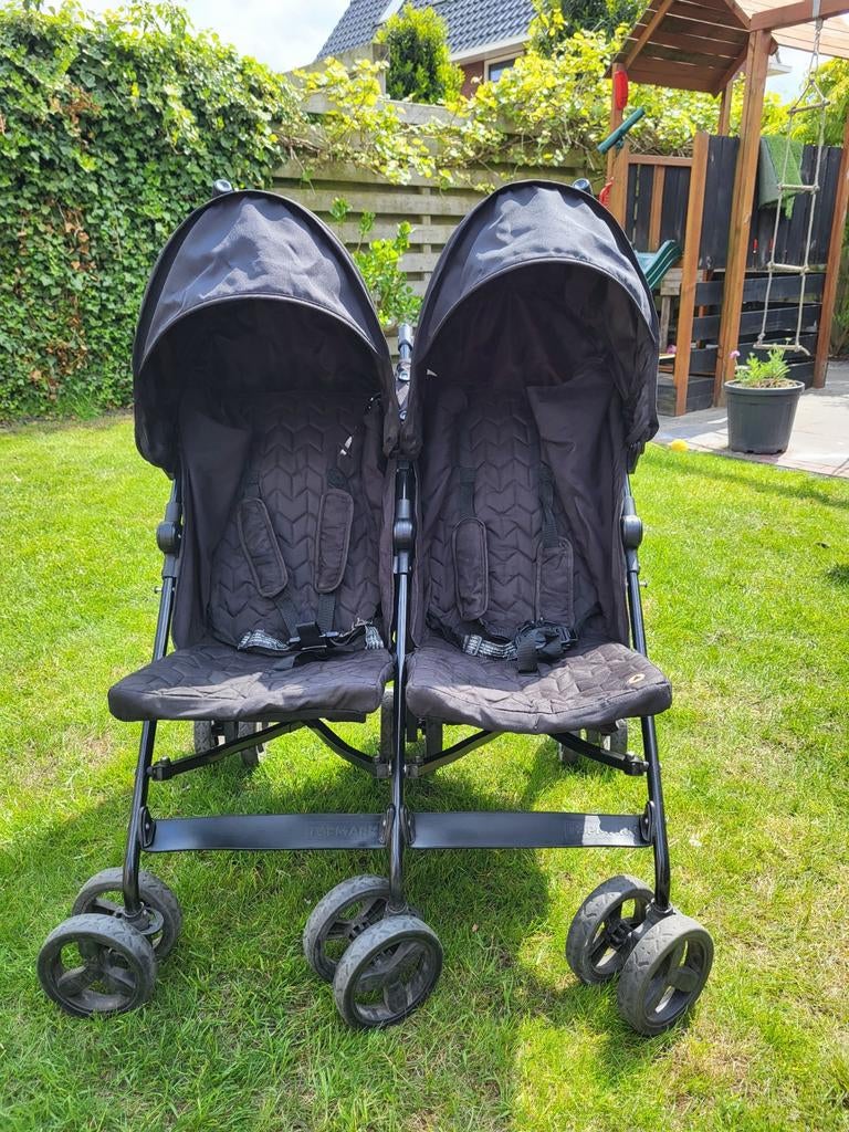 Topmark tweelingbuggy, Kinderen en Baby's, Ophalen, Zo goed als nieuw, Kinderwagen of Buggy