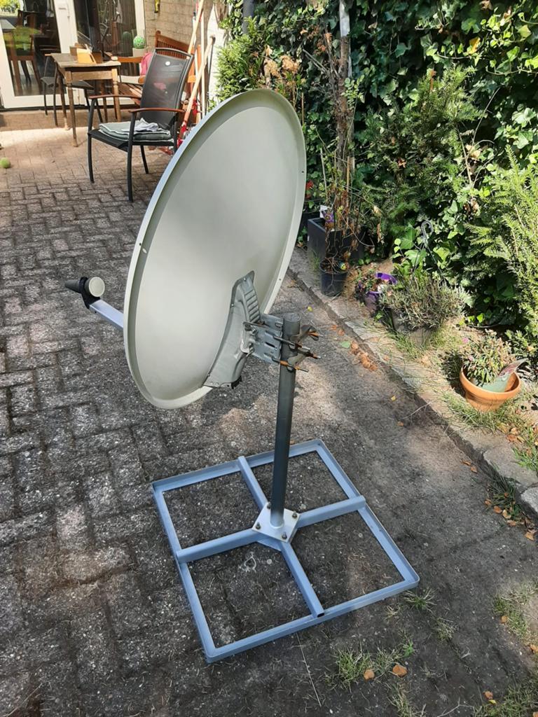 schotelantenne / schotel, satfinder en coaxkabel, Ophalen, Gebruikt, Overige merken