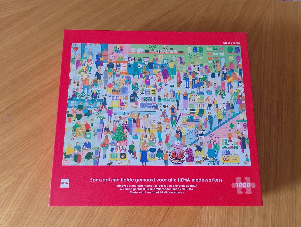 Hema puzzel (nieuw), Ophalen of Verzenden, 500 t/m 1500 stukjes, Nieuw, Legpuzzel