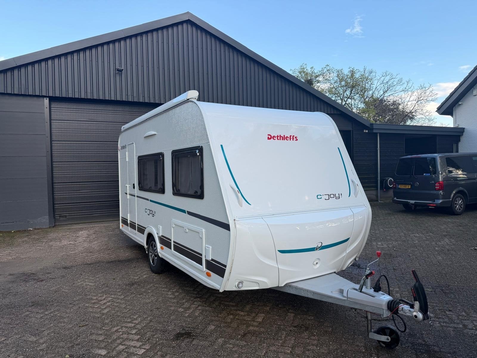Dethleffs C-Joy Caravan - Compact met mover, luifel, airco, Tot en met 3, Particulier, Luifel, 1000 - 1250 kg
