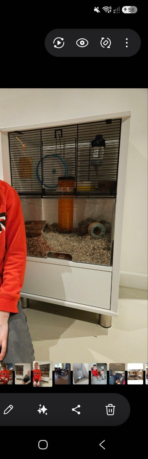 Hamsterhok/kast, kleiner hok en reismandje, Ophalen of Verzenden, Gebruikt, Overige typen