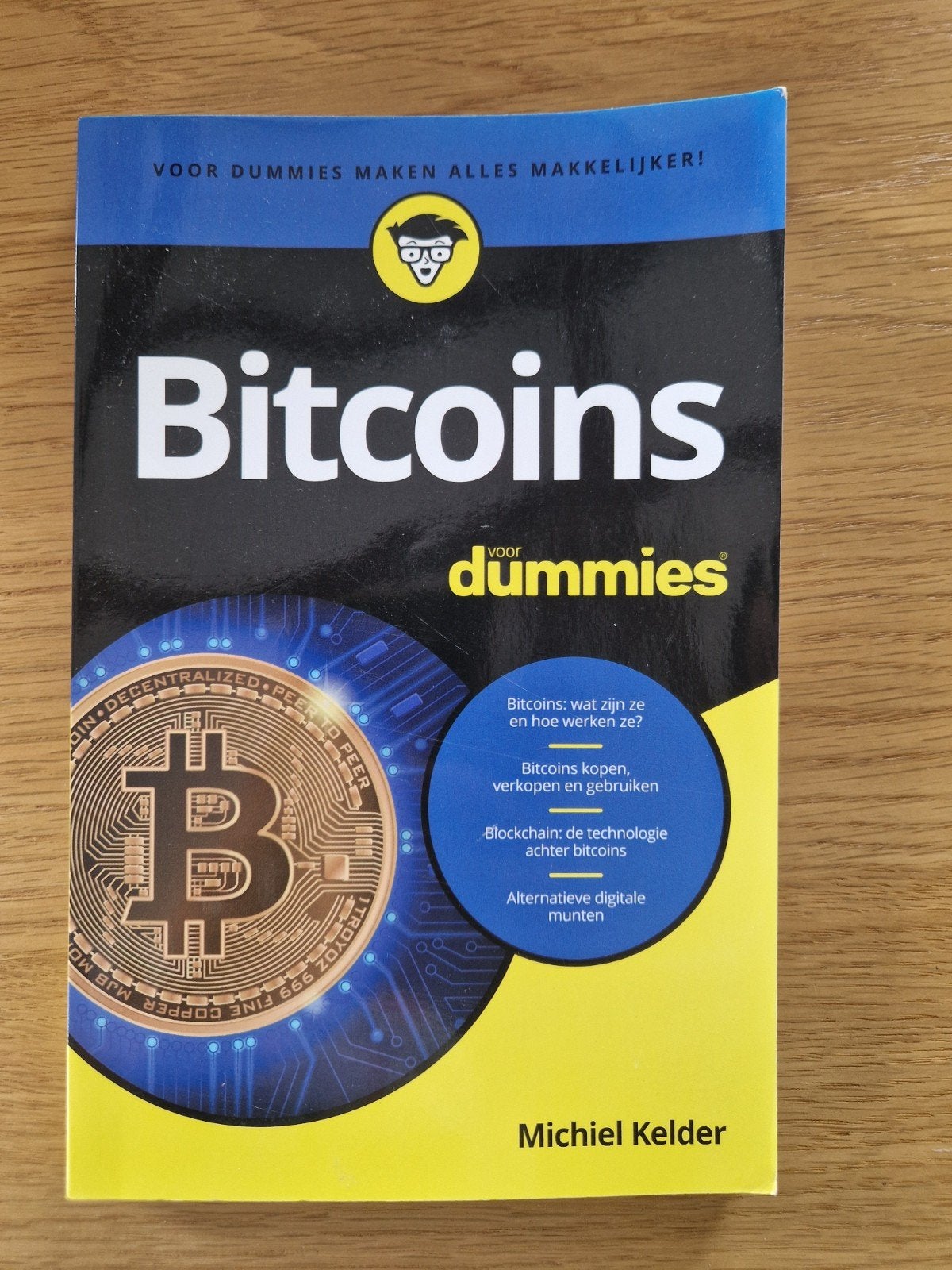 Bitcoins voor Dummies - Michiel Kelder (Zo goed als nieuw), Ophalen of Verzenden, Zo goed als nieuw, Geld en Beleggen, Michiel Kelder
