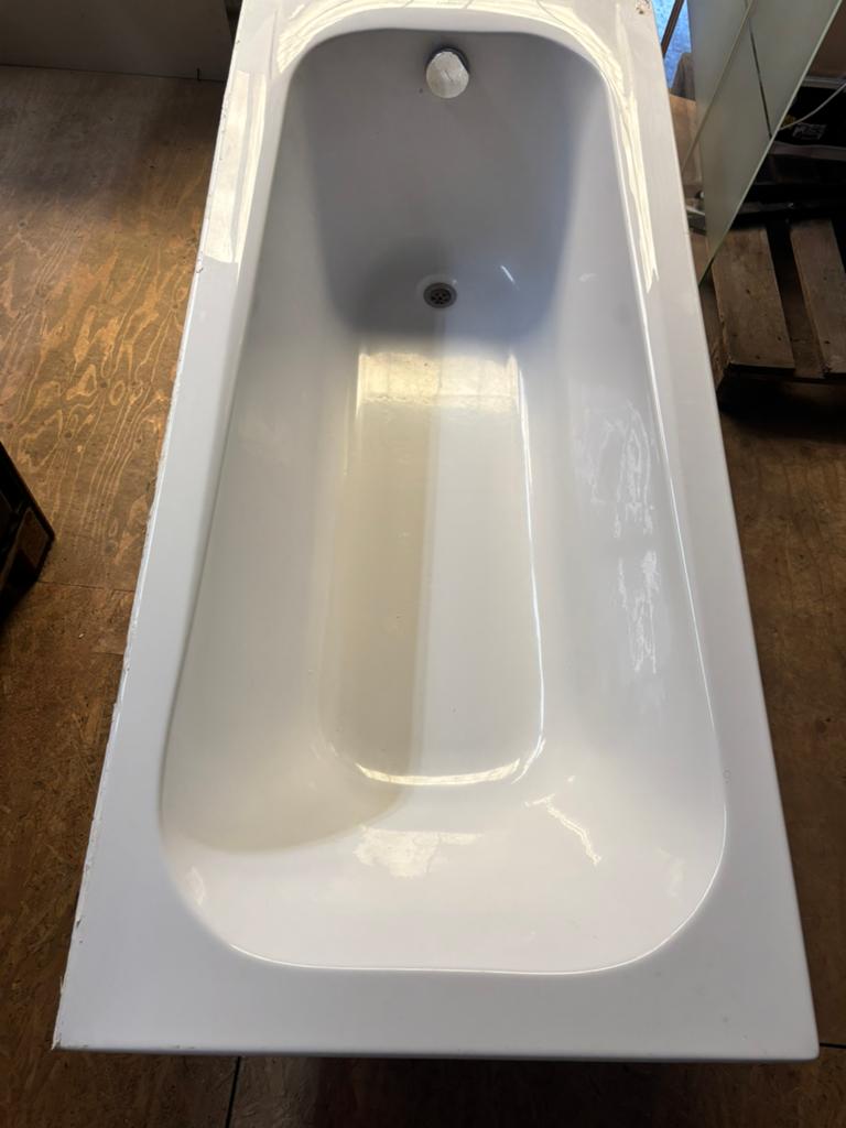 Ligbad met douchescherm, Doe-het-zelf en Verbouw, Sanitair, Ophalen, Zo goed als nieuw, Bad