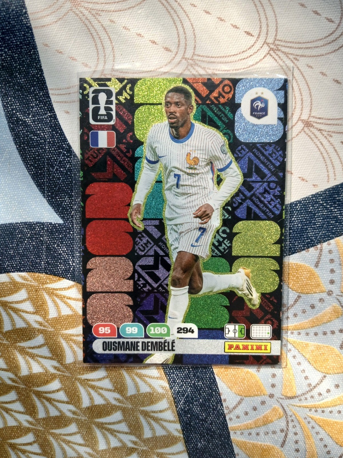 Panini momentum kaart Dembele Ruilen voor Pulisic! of kopen!, Ophalen of Verzenden, Nieuw, Plaatje