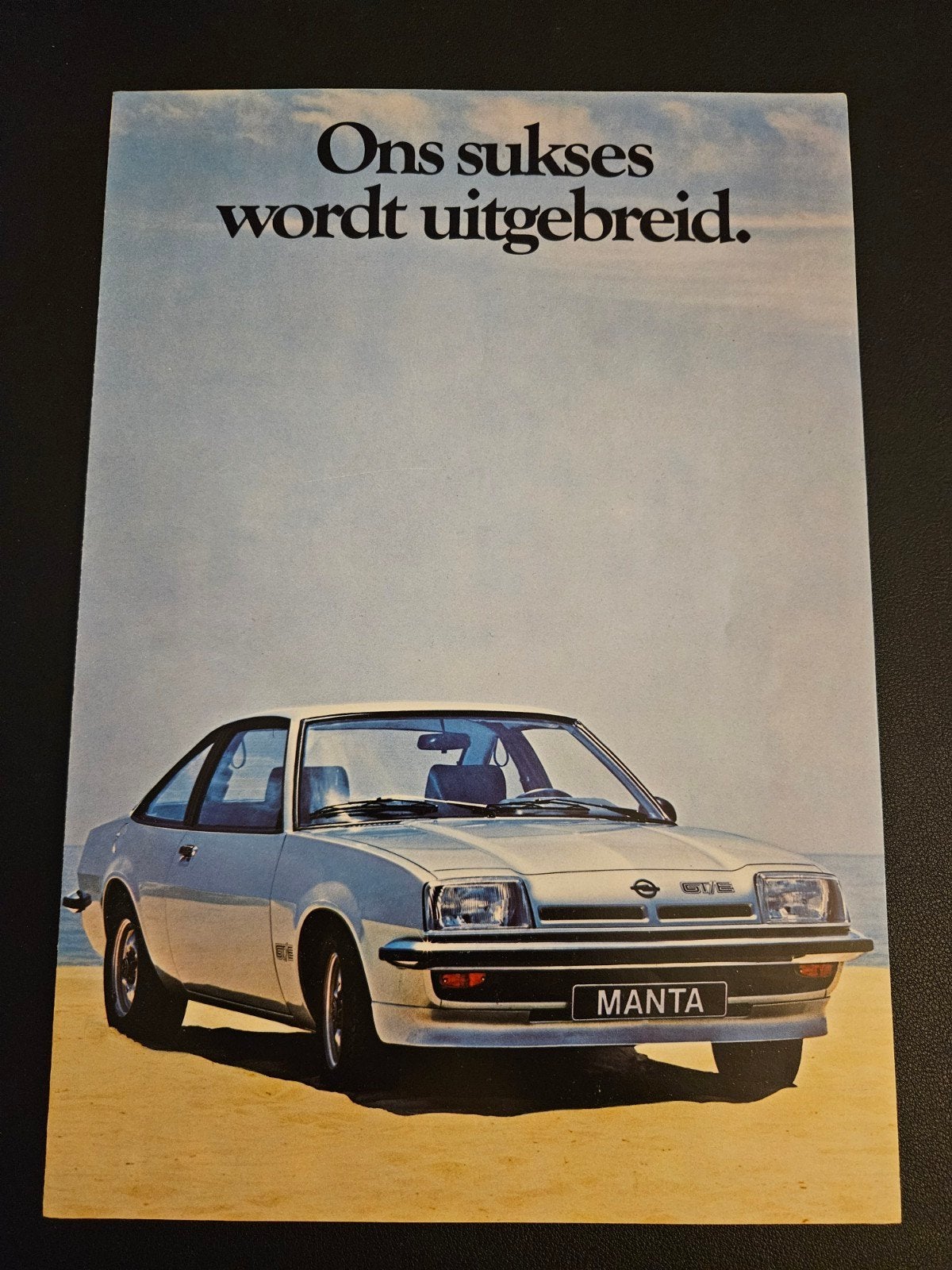 Brochure Opel Manta 1979, Ophalen of Verzenden, Zo goed als nieuw, Opel