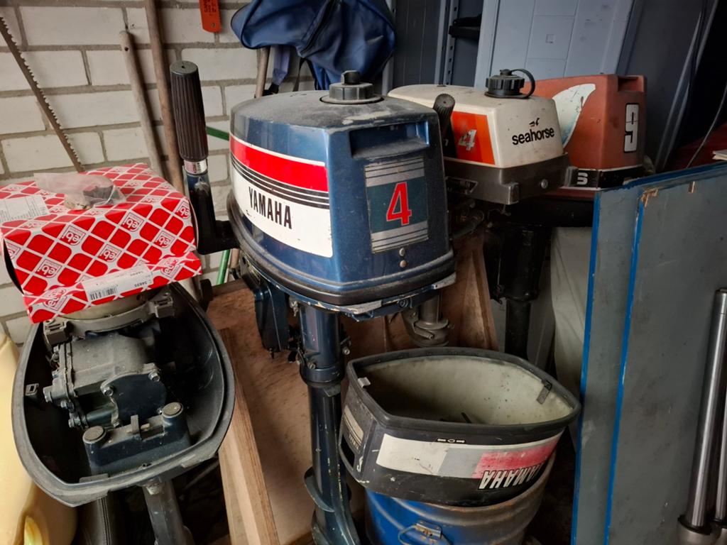 4 buitenboordmotoren loop of sloop, Watersport en Boten, Bootonderdelen, Ophalen, Gebruikt, Motor en Techniek, Zeilboot of Motorboot
