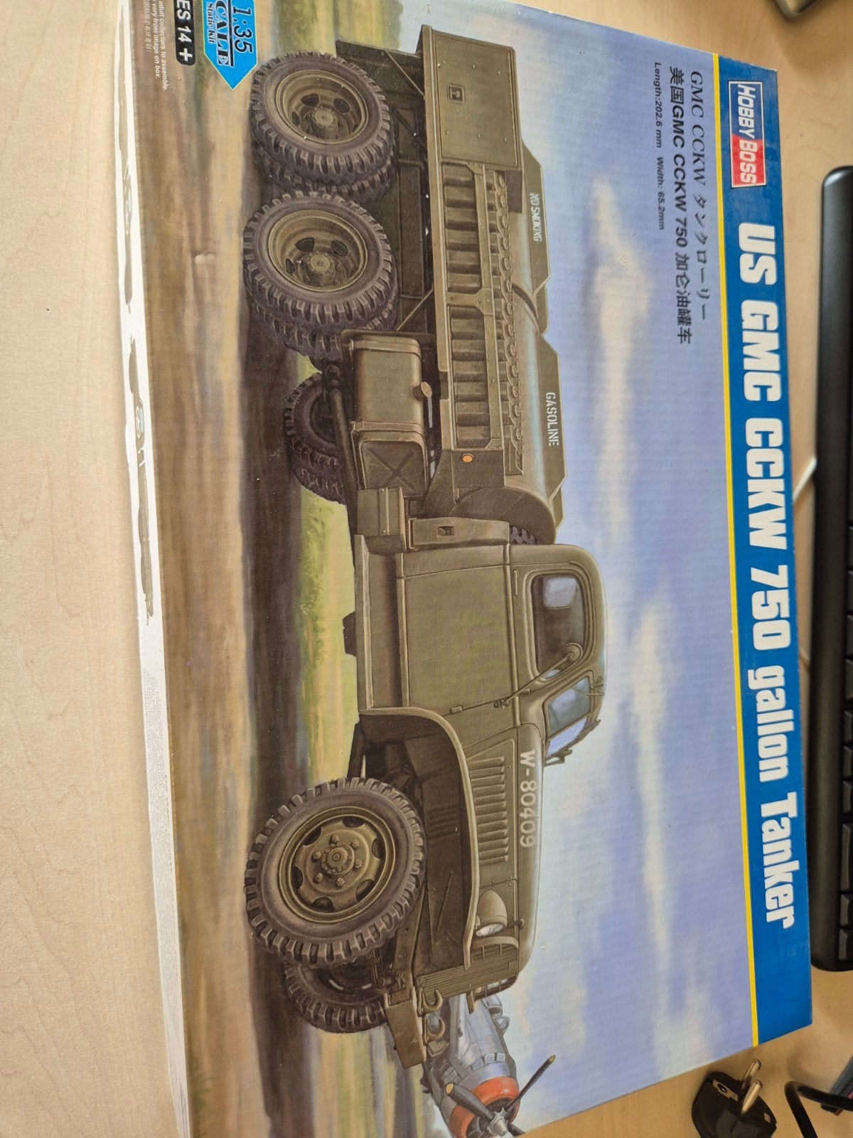 Hobby Boss US GMC CCKW 750 gallon Tanker modelbouw, Overige merken, 1:32 tot 1:50, Nieuw, Ophalen of Verzenden