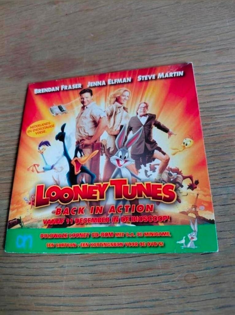 Looney Tunes Back in Action promotie cd-rom., Spelcomputers en Games, Games | Pc, Puzzel en Educatief, 1 speler, Ophalen of Verzenden
