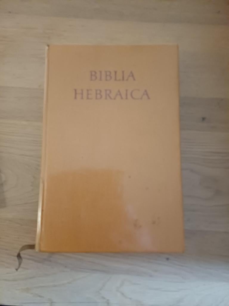 Biblia hebraica, Ophalen of Verzenden, Gelezen